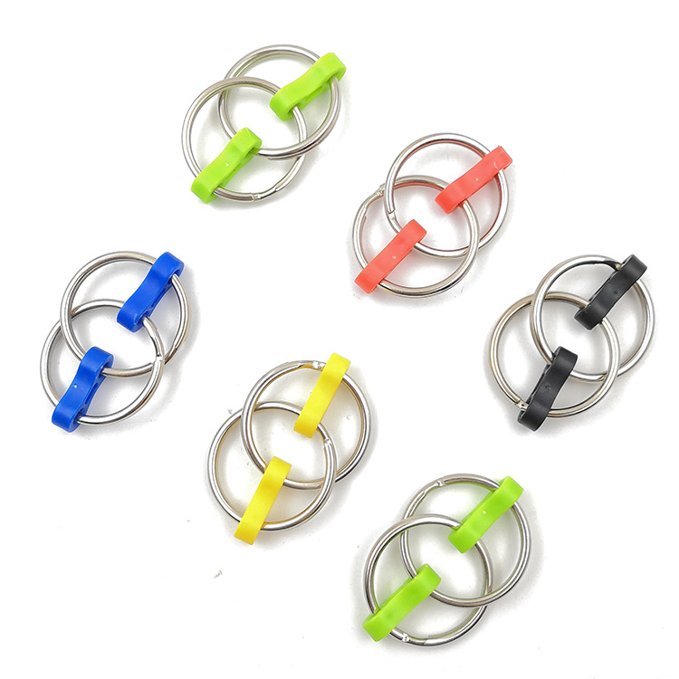 Fingertip Key Chain Unzip Key Chain Fidget Chain Key Ring Bicycle Chain display picture 6