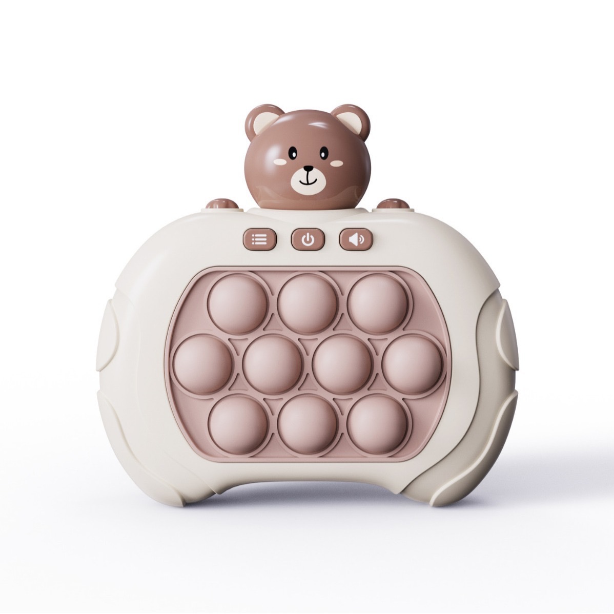 Consola de Juegos de Empuje Rápido de Plástico, Eléctrica y Multifuncional para Niños