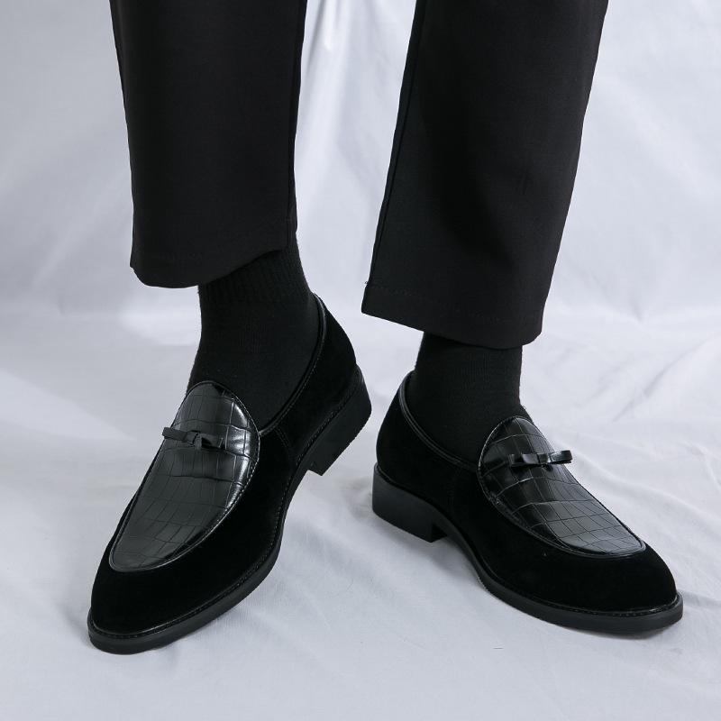 Hombres anti-peluz Lefour zapatos 2024 otoño nuevos zapatos de cuero de negocios británicos retrógrados zapatos de moda de hombre