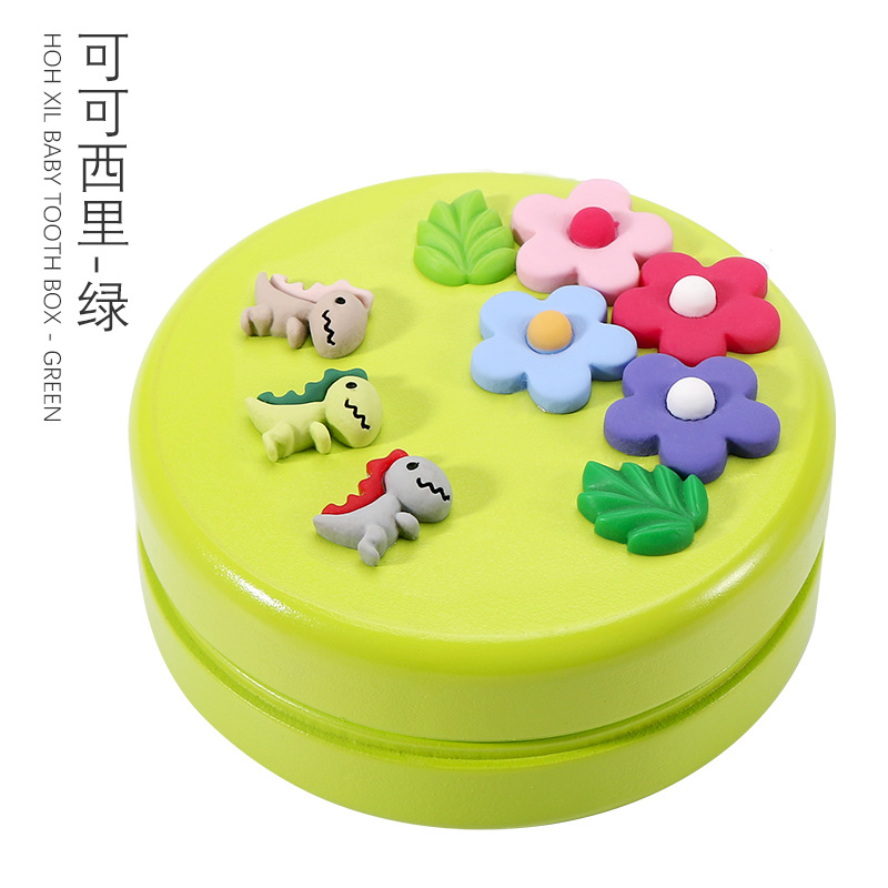 Caja de pezón para niños de madera 1-3-5 años bebé pelo fetal pezón caja de almacenamiento año viejo conmemorativo cordón umbilical caja de colección