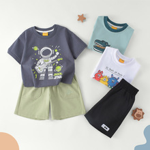 定制儿童套装品牌代工新生儿衣服贴牌加工跨境外贸订单加工生产