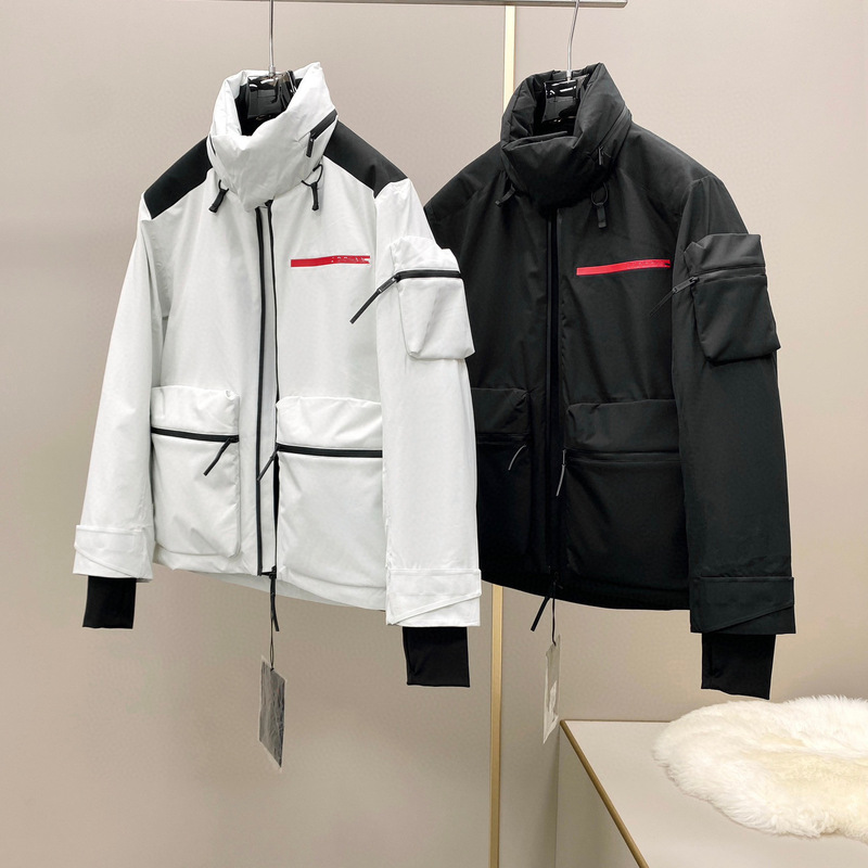 Differentiate Quality, Special Offer, New Winter Men's Chest Letter down Jacket Jacket Ski Wear