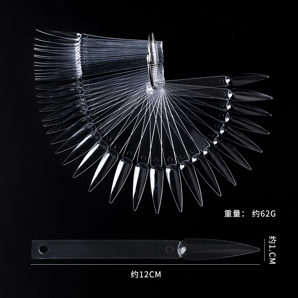 Color transparente de la tarjeta de color puntiaguda de 40 colores