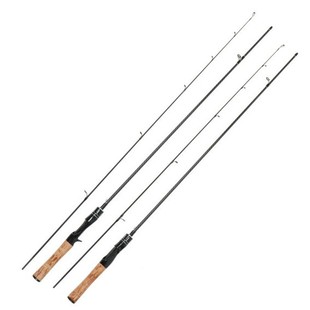 Solid horse mouth pole road Asian pole long-distance throwing pole suit full set of micro-dripping wheel cocking mouth white pole fishing throwing pole