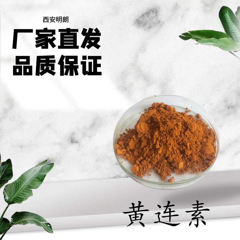 黄连素盐酸小檗碱15%30%98%黄柏提取物厂家直销