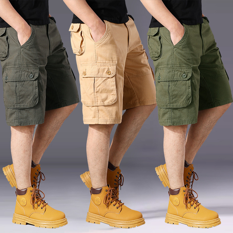 Exported to Germany, Japan, the United States, Europe and the United States, overalls shorts men's five-point pants men's plus size pants casual pants