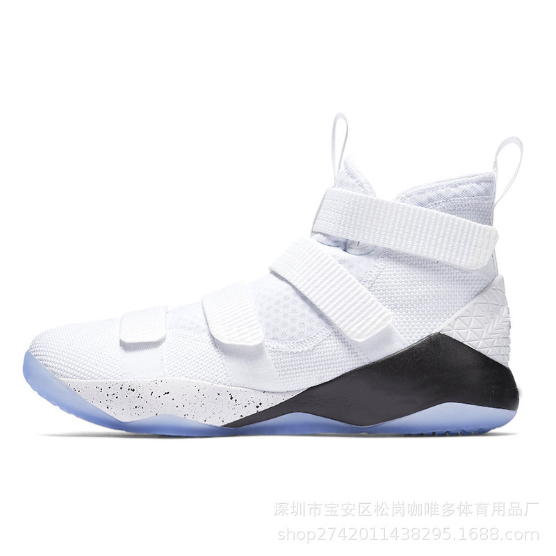 詹姆斯士兵11代篮球男鞋soldier11高帮球鞋LBJ11使节战士缓震黑色|undefined