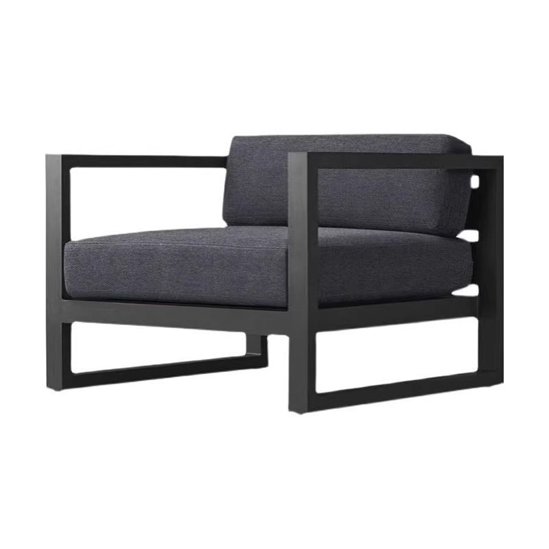 Sofá de aleación de aluminio al aire libre sofá de patio sala de jardín al aire libre sofá de aluminio impermeable protector solar