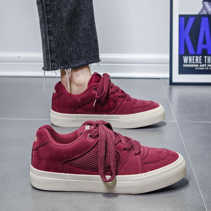 Los estudiantes coreanos ocio nicho de diseño de skate tendencia 2024 nuevo Harjuku puerto de estilo callejera plana zapatillas deportivas para mujeres