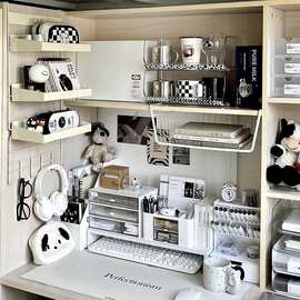 宿舍收纳置物架空间书桌桌面收纳神器上床下桌利用改造好物大学生