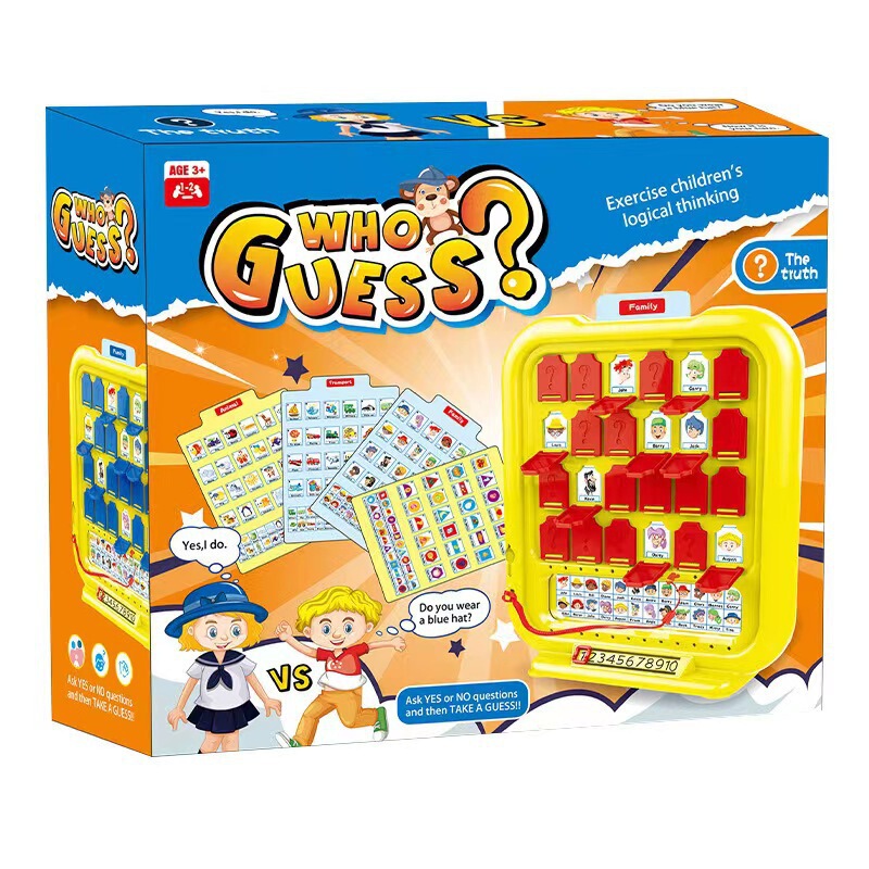 Cross-Border Foreign Trade Puzzle Guess Who I Am Parent-Child Board Game Interactive Game Indoor Children's Early Education Toys Wholesale