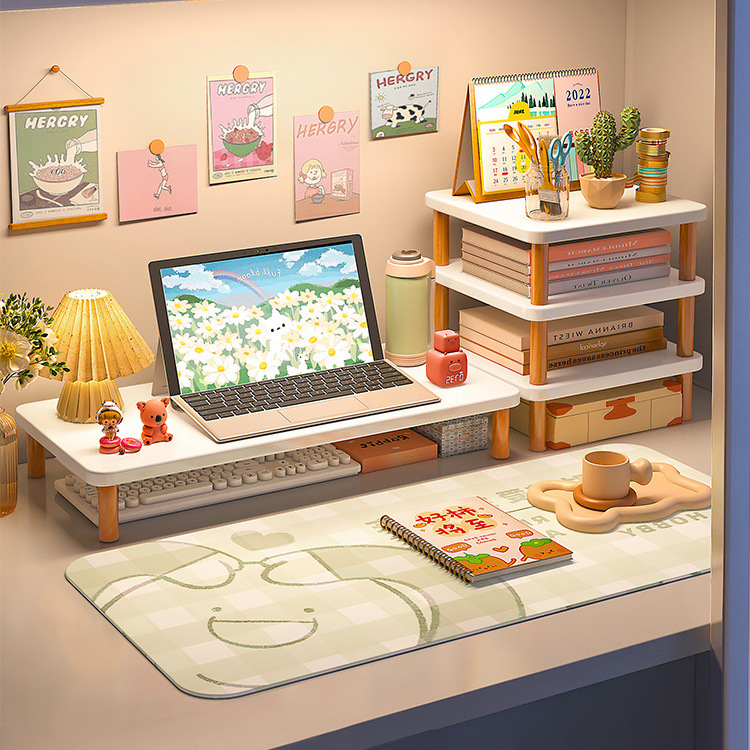 컴퓨터 상승 랙 모니터 상승 기본 테이블 스토리지 랙 보드 브래킷 사무실 데스크탑 확장 아티팩트