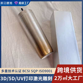 2024新款304不锈钢本色保温杯便携简约大容量吸管水杯礼品杯定制