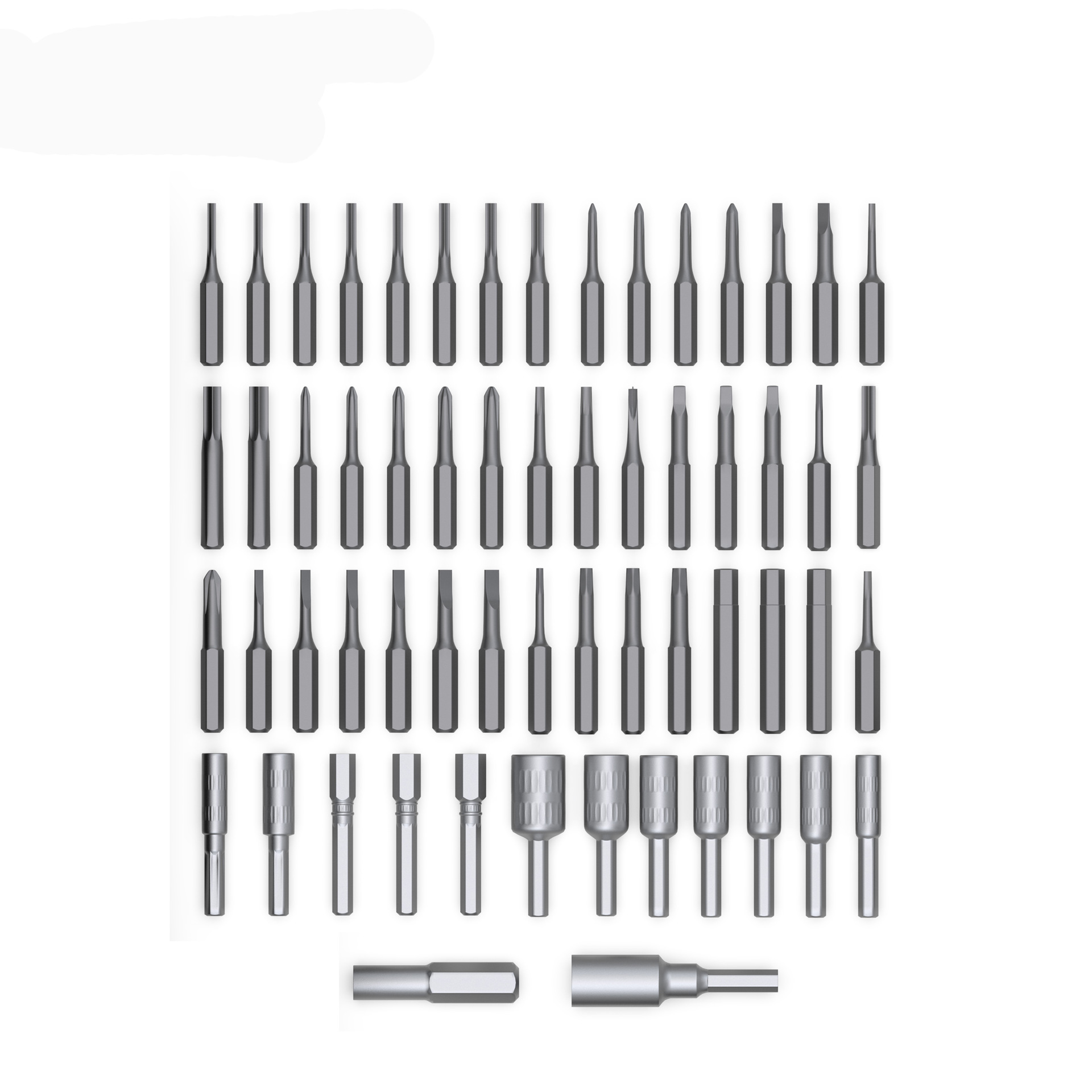 JM-8173 Hardware Tool Set Screwdriver Kit Aluminum Silent Bearing Handle 69-in-1 Screwdriver
