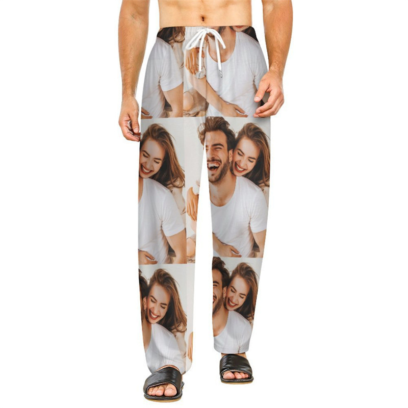 Cross-Border Supply of Personalized Photo 3D Full-Print Men's and Women's Home Sleepwear Casual Long Pants for Amazon Independent Sites in Europe and America Cross-Border Supply of Personalized Photo 3D Full-Print Men's and Women's Home Sleepwear Casual Long Pants for Amazon Independent Sites in Europe and America