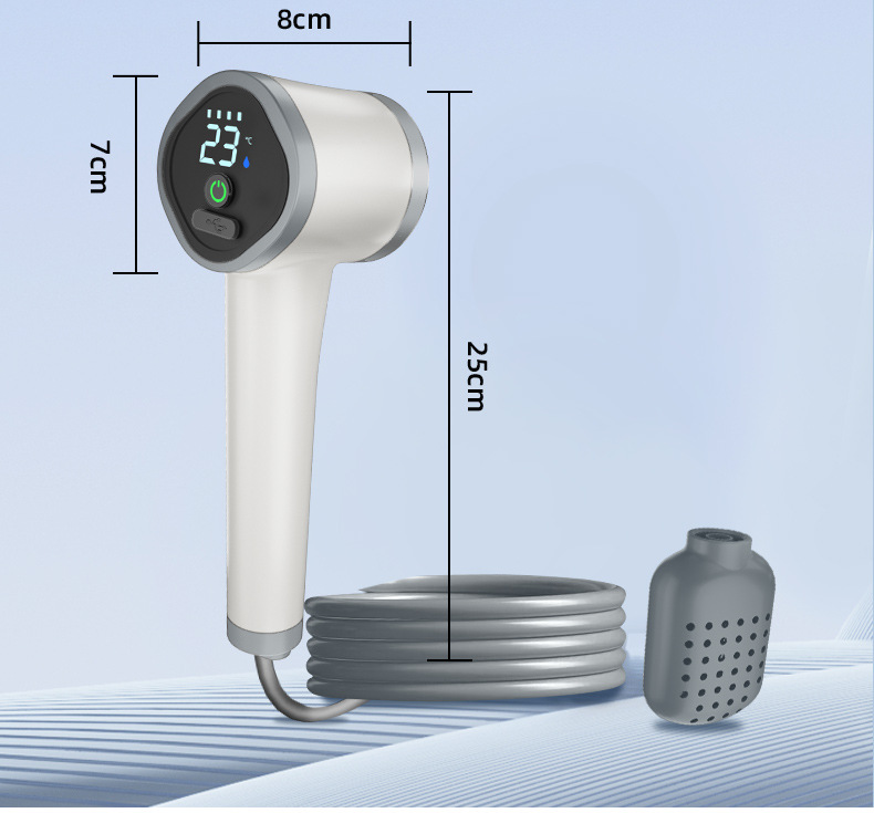 Expert selection of rechargeable showerhead bathing wonder, portable self-priming mobile electric shower for rural dormitories and rental houses undefined