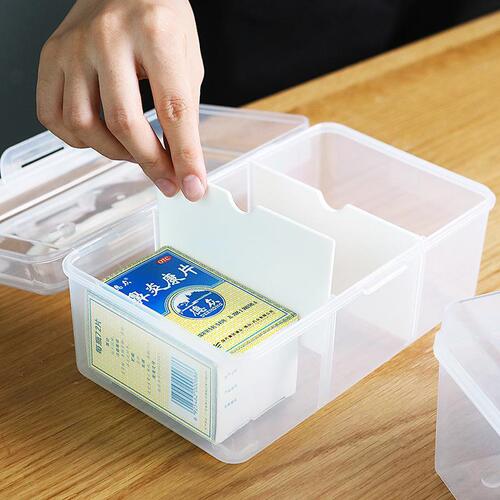 Portable medicine storage box portable medicine storage box household medicine box plastic storage box household medicine box wholesale