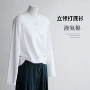 夏季外穿长袖立领t恤