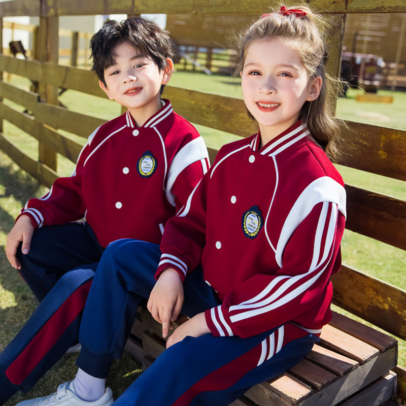 幼儿园园服春秋夏季英伦学院风儿童班服小学生校服秋季运动服套装|undefined