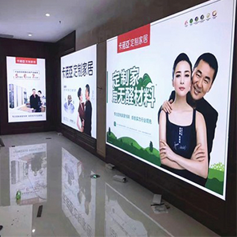 广告牌uv软膜灯箱发光户外写真灯片刀刮布彩白彩来图制作工厂批发