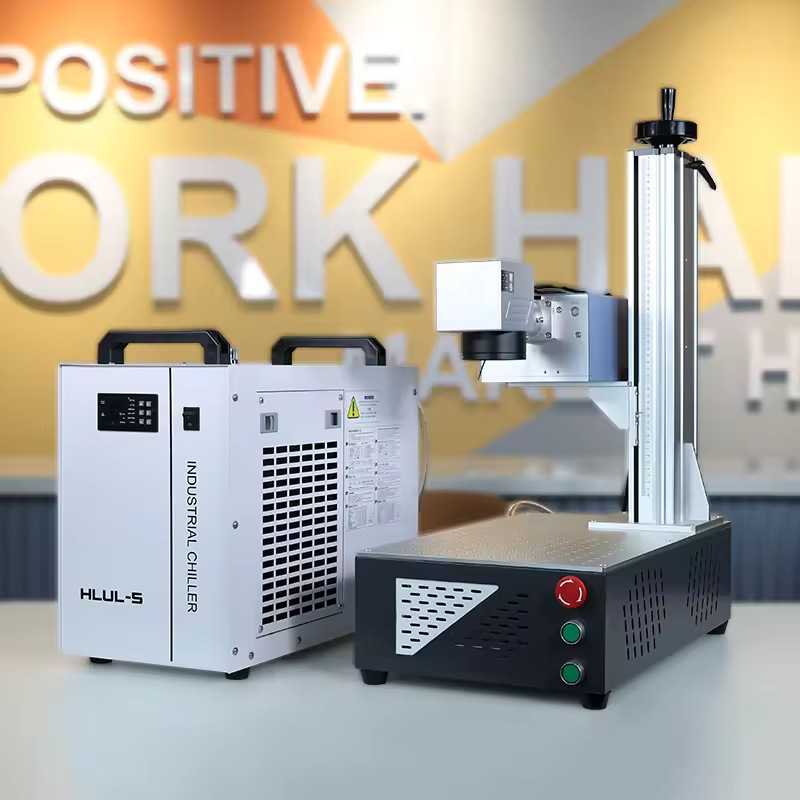 Máquina de grabado láser portátil de escritorio de 30W, letrero de estacionamiento, vajilla, termo, máquina de marcado láser, puesto de emprendimiento