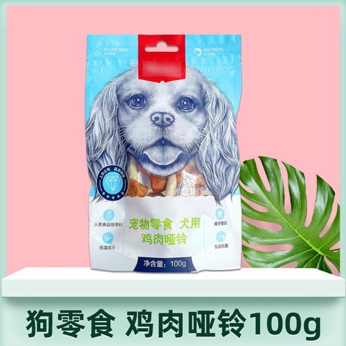 Naughty Dog Snacks 100g shredded chicken sandwich roll chicken dumbbell chicken soft shredded jerky wholesale