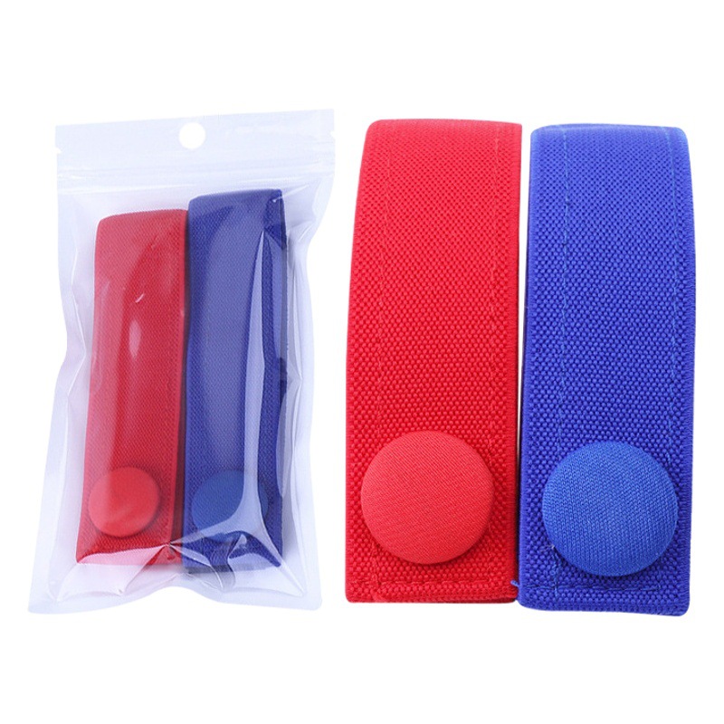 Fabricante en stock correa de hemostasia elástica al aire libre Velcro diálisis hemostasia correa de pulso presionando banda quimioterapia arteria Correa