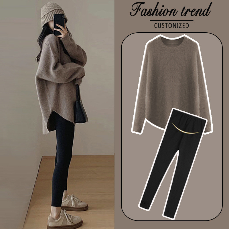 임산부복 가을 겨울 상의 2025년 새해 패션 봄 스웨터 신상 가을 겨울 바텀 셔츠 정장