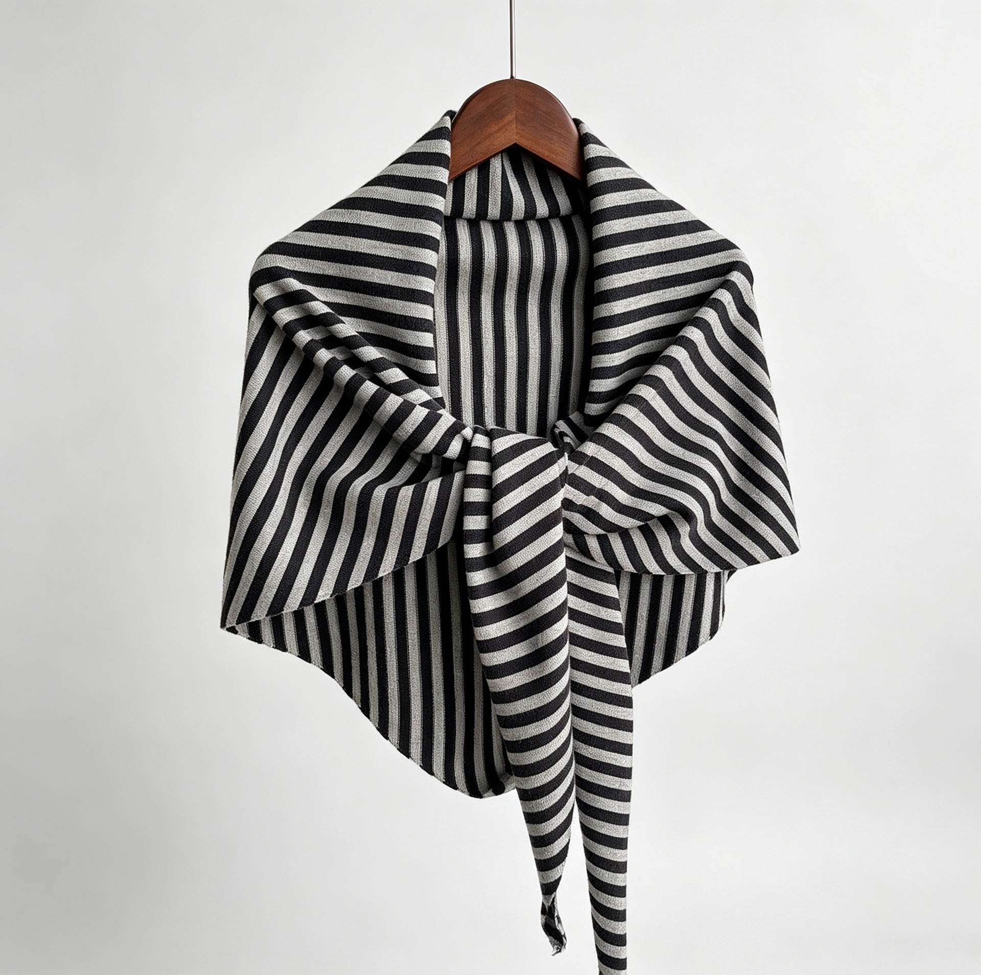 Korean-style trendy soft and cozy oversized triangle scarf, fashionable versatile accessory, dress accessory, new scarf