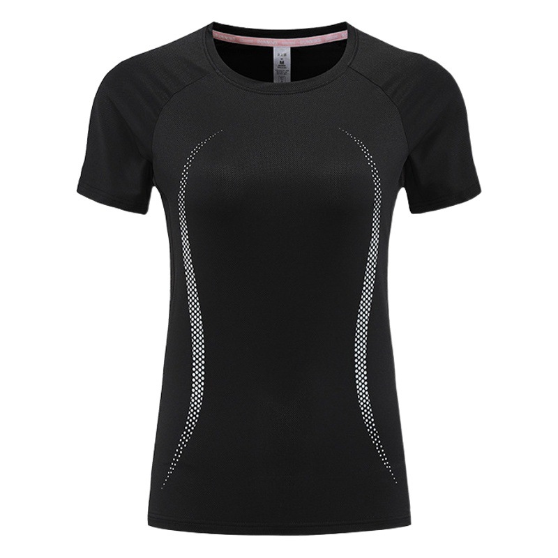 Ropa de Yoga de verano para mujer de manga corta de secado rápido Top running ciclismo entrenamiento ropa de fitness Slim adelgazante Camiseta deportiva