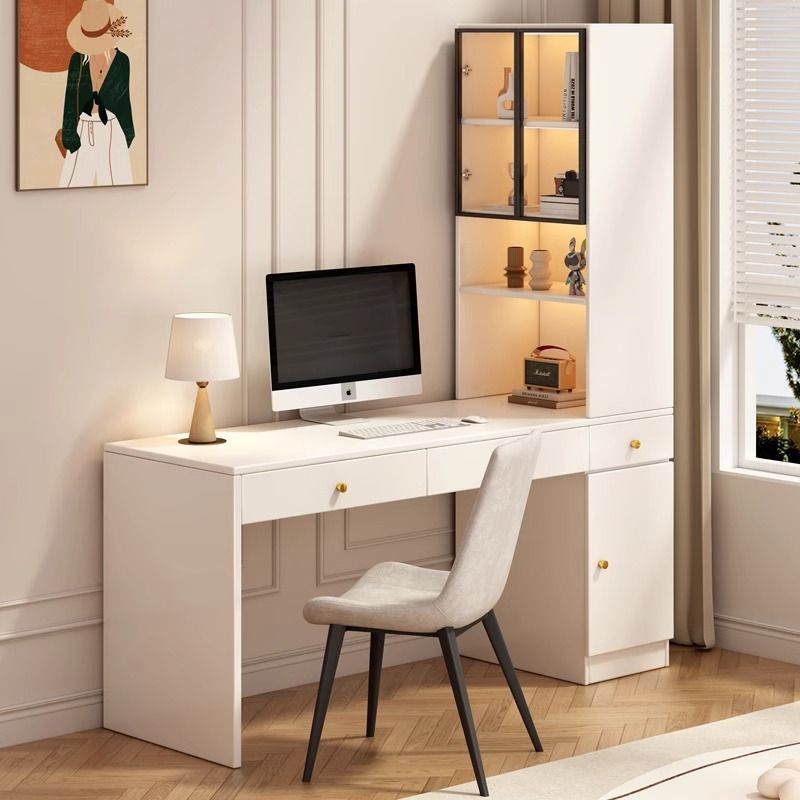 Bookcase from natural wood