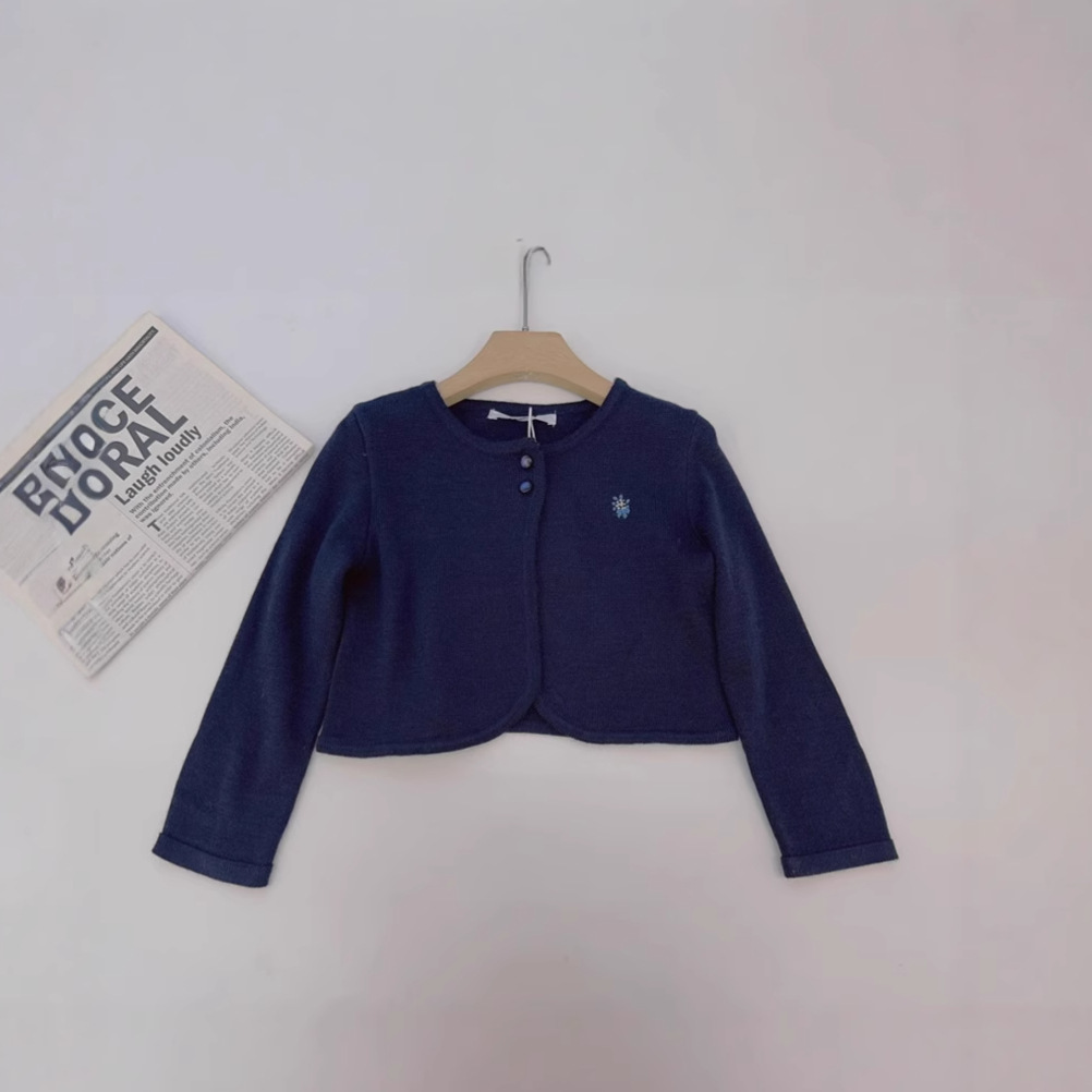 25 Spring and Summer New Japanese Style Temperament Small Cardigan Knitted Sweater Dragonfly Cardigan FXZ