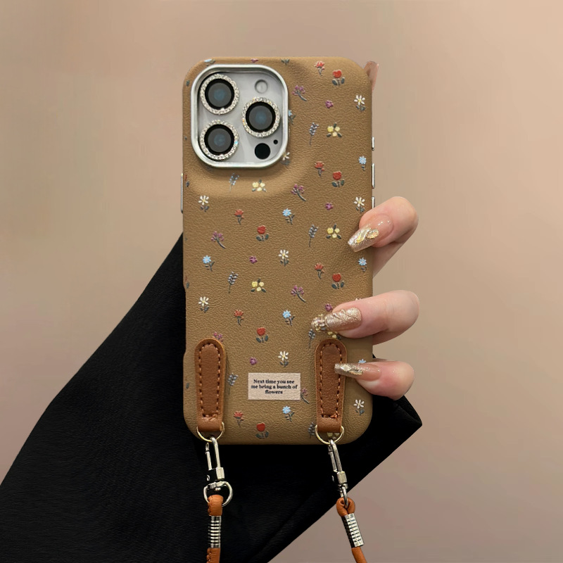 Pantalla completa pequeña floral para iPhone16promax funda para teléfono móvil Apple 15 14promax nuevo 13/14p