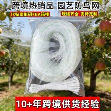 跨境热销园林 防鸟网 透明全新料耐用果树园艺保护网尼龙鱼线防鸟