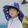 防晒防紫外线大帽檐儿童防晒帽