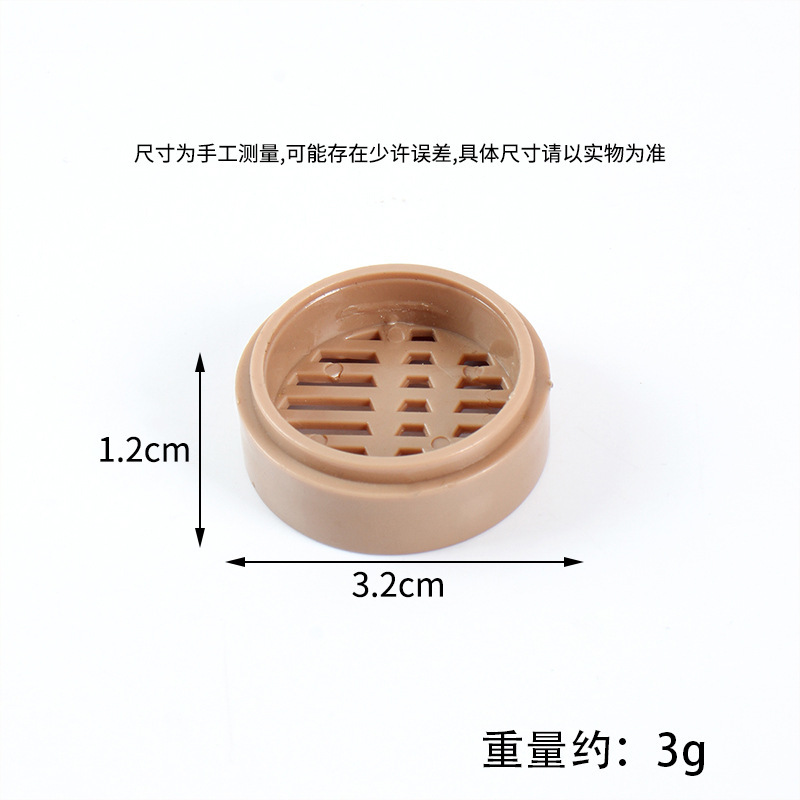 ミニシミュレーション蒸し器モデル diy 食品おもちゃ食器アクセサリープラスチック蒸し器竹蒸し器写真撮影の小道具装飾品|undefined