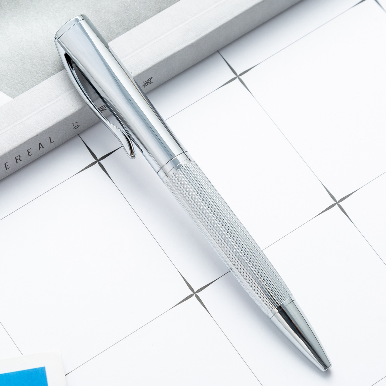 Impresión de bolígrafo comercial publicidad LOGO regalos bolígrafo de metal rotativo bolígrafo de metal impresión de bolígrafo de firma