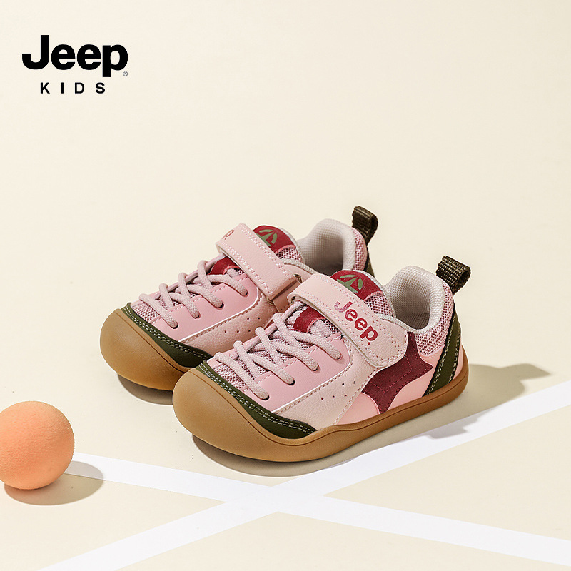 Jeep童鞋2025春秋新款儿童运动鞋舒适轻便女童跑步鞋小童宝宝鞋子|undefined
