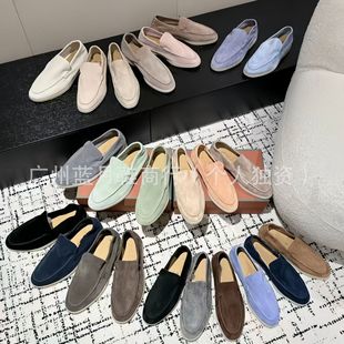 Lp2025 Spring Hot Style Soft and Wear-Resistant Retro Loafers for Men, Comfortable and Casual Popular British Style