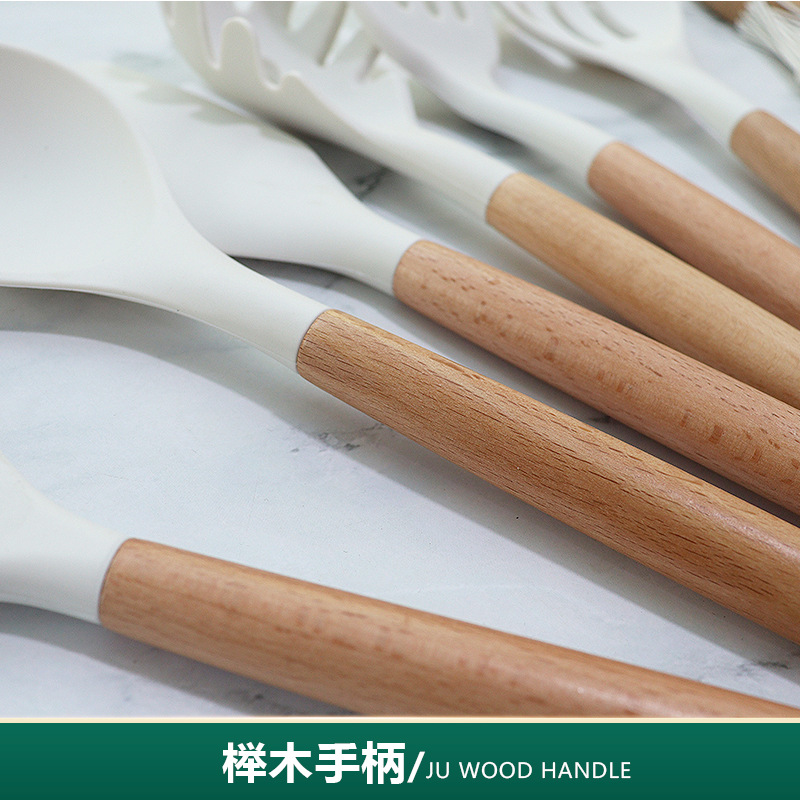 硅膠廚具12件套不粘鍋硅膠鏟家用食品級硅膠鍋鏟湯勺套裝批發