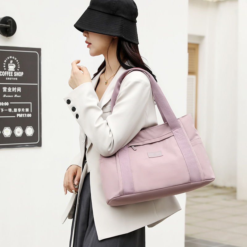 Bolso de mujer, bolso de mano coreano, 2024 bolso de mujer simple de gran capacidad, bolso especial de Oxford, bolso de mujer, nylon.