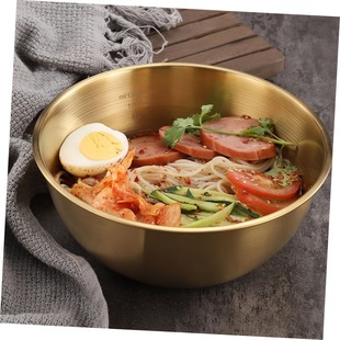 Thickened Stainless Steel Multifunctional Cooking Basin Household Korean-Style Salad Bowl with Scale Egg Beating Basin and Multi-Purpose Basin