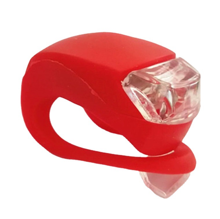 Luz de rana para bicicleta de montaña, decoración de bicicleta, luz intermitente para manillar, luz de silicona 2032, luz de rana modelo 009