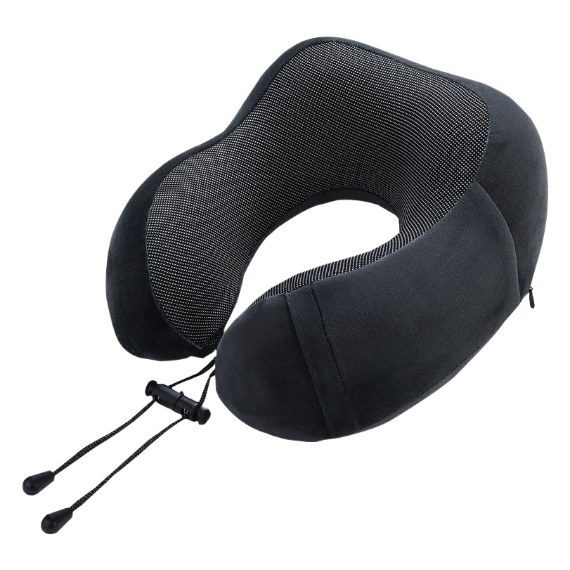 Almohada en forma de U de algodón con memoria de comercio exterior transfronterizo Almohada de viaje en automóvil Almohada para el cuello Almohada para el cuello para la siesta de la oficina del avión al por mayor