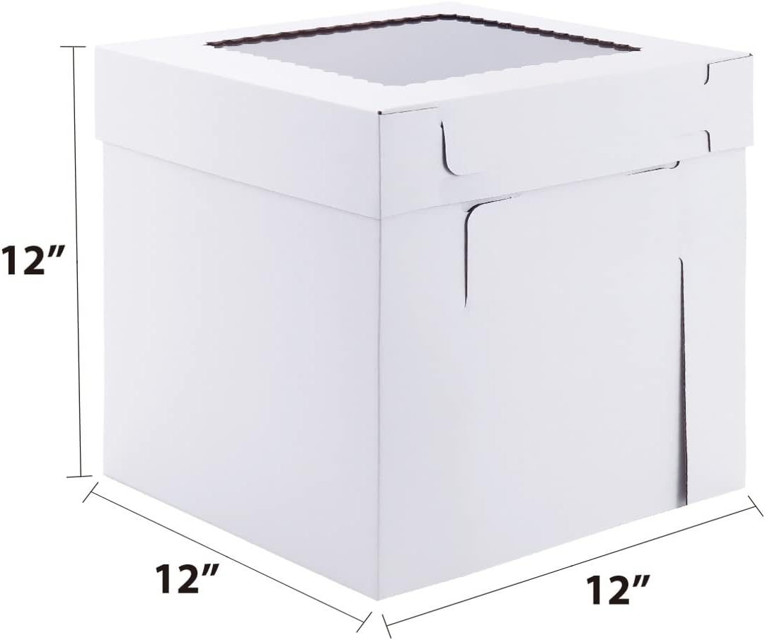 Caja de ventana de cubierta de cielo y tierra blanca; 12*12*12in