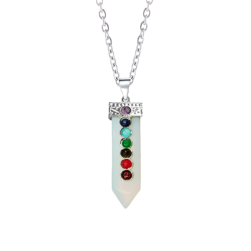 Retro Multicolor Crystal Natural Stone Gem Wholesale Necklace Pendant display picture 5