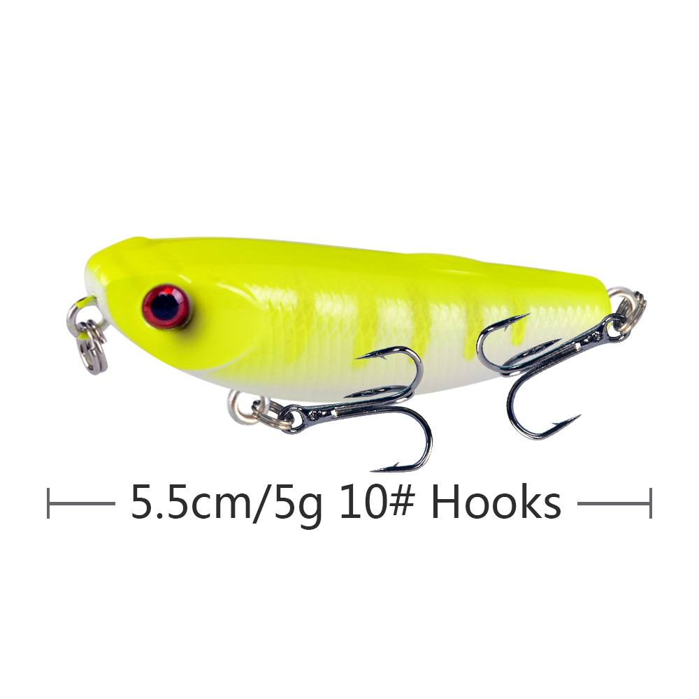 55mm 5g Lipless Jerkbait Fishing Lure Hard Plastic Jerkbait For Bass Trout Saltwater Fresh Water Fishing Tackle