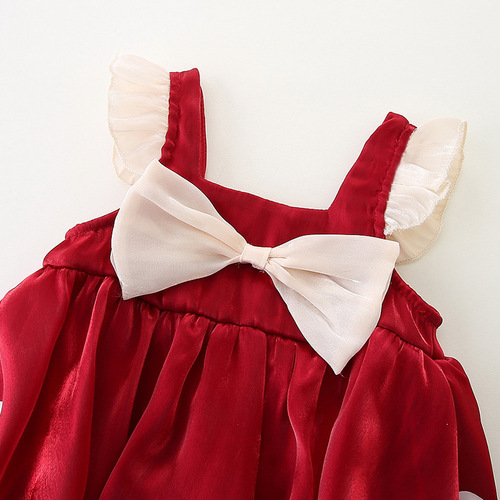 idea baby summer new one-piece baby girl Korean princess suspender skirt one-year-old dress 3153