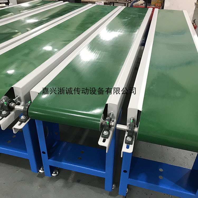食品包装机传输带，纺织印染自动包装机输送带,织布厂绿色传送带