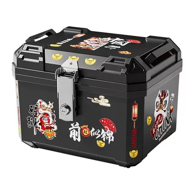 Trunk with 48/58 Liter Large, Motorcycle trunk